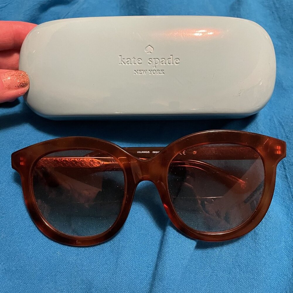 Kate Spade New York Brown Tortoiseshell *BIFOCAL* Sunglasses With Case